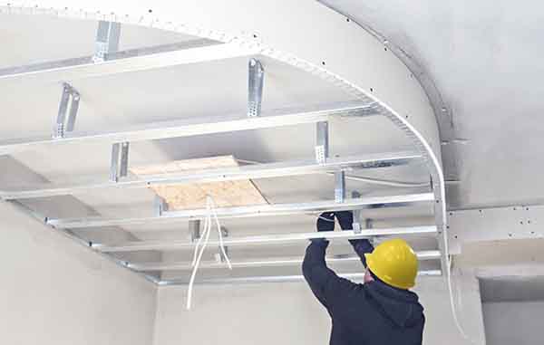 Forro de gesso drywall